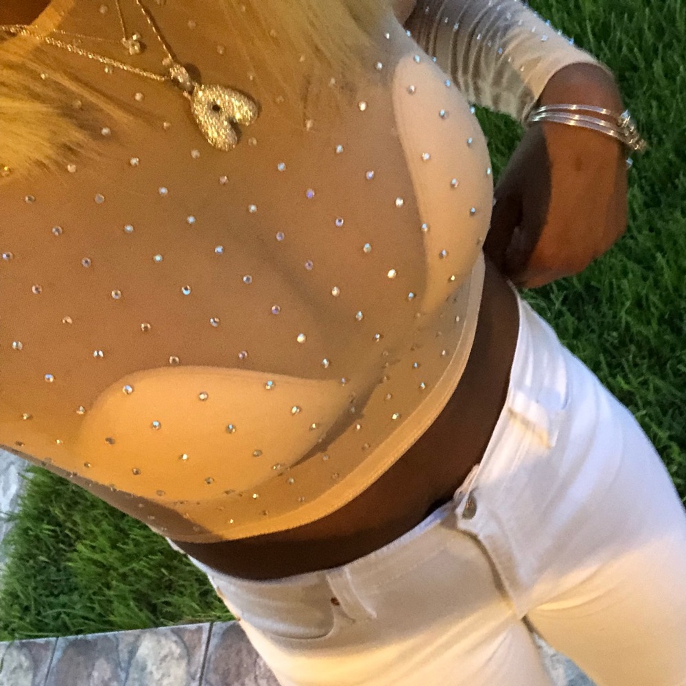 Mesh Diamond Top